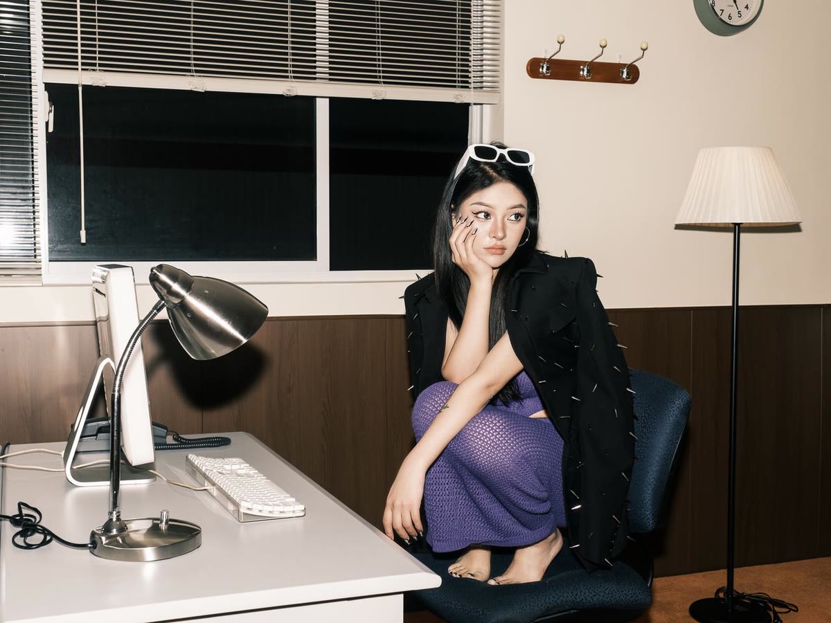 Purple Desk